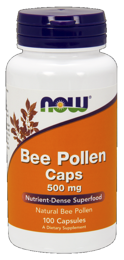 Bee Pollen 500 mg (250 Caps) NOW Foods